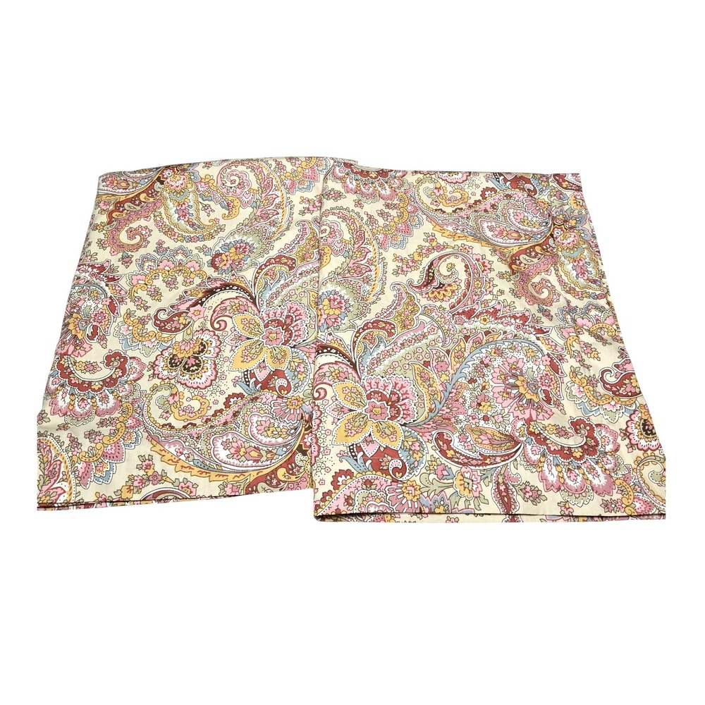 Lauren Ralph Lauren 100% Cotton Pillow Shams Floral Paisley Romantic Cottagecore